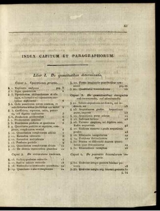 Index Capitum et Paragraphorum.