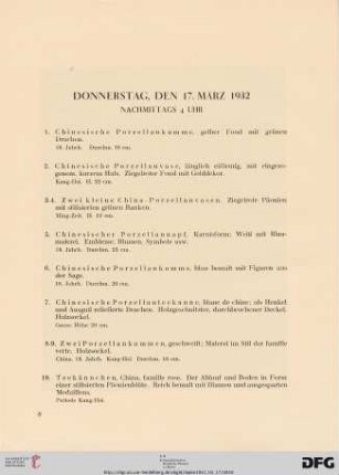 Donnerstag, den 17. März 1932 (Nr. 1-182)