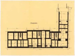 Arbeiterwohnhäuser, Berlin-Prenzlauer Berg: Fundamentplan