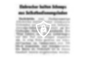 Einbrecher holten Schnaps aus Selbstbedienungsladen