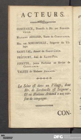 Acteurs.