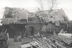 Ehemaliges Ausgedinge in Klein Partwitz : Bauwesen - Wirtschaftsgebäude und Gehöfte. Ort: Bjezdowy / Klein Partwitz. Ausgedinge (Wohnhaus)