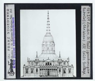 London, St. Paul's Cathedral : Aufriss nach Christopher Wren