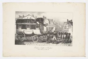 Diligence Laffitte et Caillard, Blatt 1 der Folge "Voitures publiques"