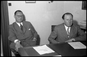 Bern: Gesandter Holzapfel und ges. Rat Dr. Haas