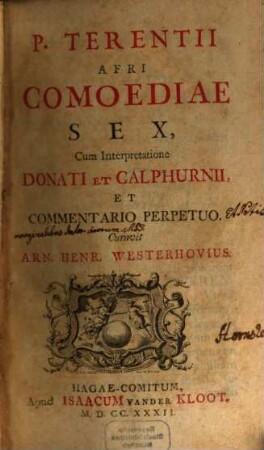 P. Terentii Afri Comoediae sex