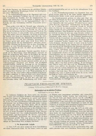 371-374 Ehelosigkeit als kirchliches Problem