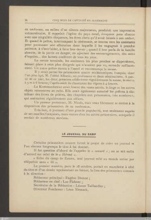 Le journal du camp