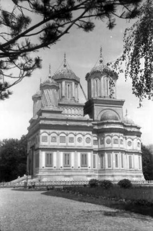 Curtea de Arges: Monastire (Kirche), seitlich