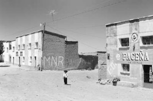 Straßenansicht von El Alto, bei La Paz, Bolivien