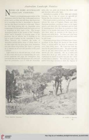 Notes on some Australian landscape painters