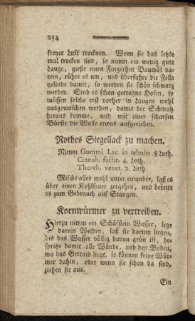 Rothes Siegellack zu machen