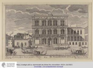 Palazzo Grimani sopra Canal grande a Venetia : Bildliche Darstellung