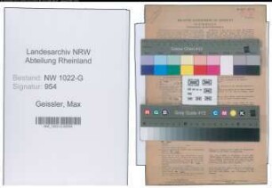 Entnazifizierung Max Geissler , geb. 04.10.1903 (Kaufmann)