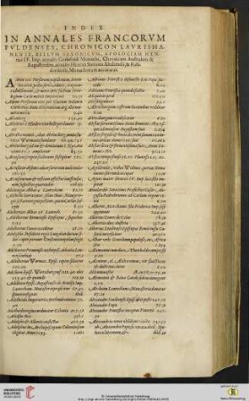 Index in Annales Francorum fuldenses