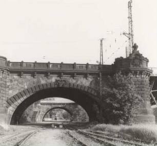 Dresden, Marienbrücke, Eisenbahnbrücke