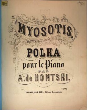 Myosotis : polka pour le piano
