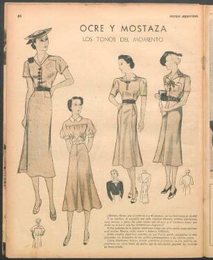 Ocre y mostaza [Dibujos] : Los tonos del momento