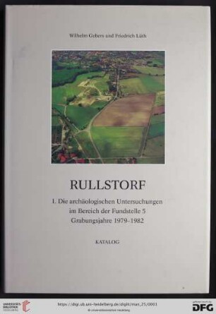 Heft 25: Materialhefte zur Ur- und Frühgeschichte Niedersachsens: Rullstorf