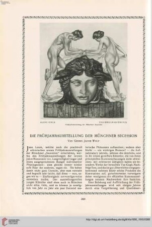 25: Die Frühjahrausstellung der Münchner Secession