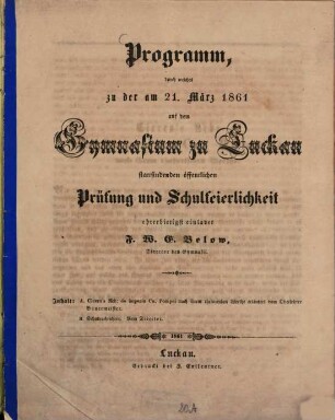 Cicero's Rede de imperio Cn. Pompei nach ihrem rhetorischen Werthe erläutert