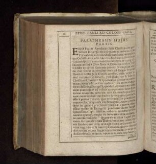 Paraphrasis Huius Partis