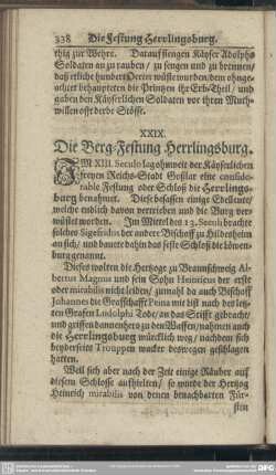XXIX. Die Berg-Festung Herrlingsburg