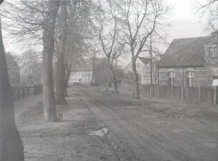Straßenraum in Nochten : Dorfsiedlungen - Straßendorf. Ort: Wochozy / Nochten. Richtung Spreewitz.