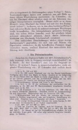 3. Die Privaturkunden.