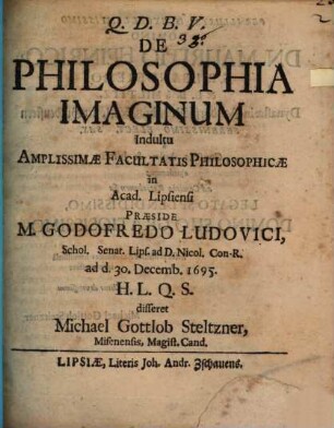 De philosophia imaginum