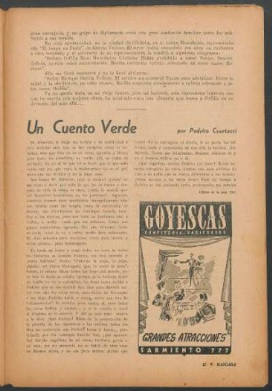 Un cuento verde