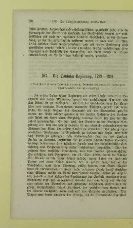103. Die Consular-Regierung, 1799-1804