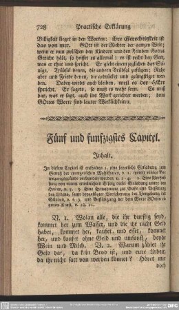 Fünf und und funfzigstes Capitel