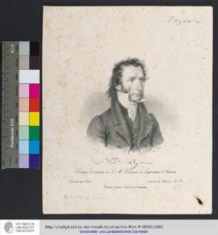 Nicolo Paganini : Virtuoso di camera di S. M. Francesco I. Imperatore d'Austria