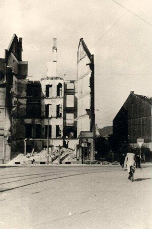 Zerstörungen Zweiter Weltkrieg. Rheinstraße 34