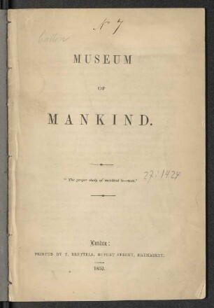 Museum of mankind