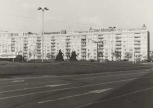Dresden-Altstadt, Steinstraße 5, 3 und 1. Wohnhäuser (um 1965). Blick über den Rathenauplatz