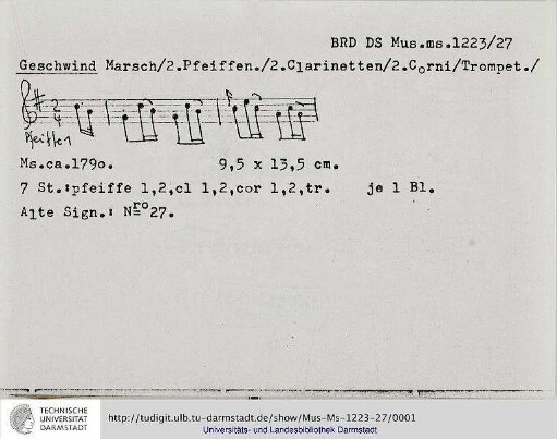 Schneller Marsch G-Dur