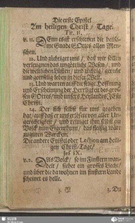 [Am heiligen Christ-Tage]