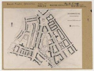 Teilbebauungsplan Johannisthal. Berlin, Treptow, Johannisthal, Sternplatz (seit 1950 Sterndamm)