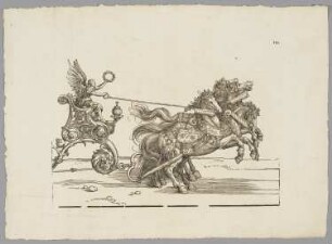 Burgundische Hochzeit (rechter Teil), Blatt 135 aus: Marx Treitzsaurwein, "Kaiser Maximilian I Triumph – le triomphe de l’Empereur Maximilien I en une suite de Cent trent cinq planches gravées en bois d’après les dessins de Hans Burgmair", Wien 1796