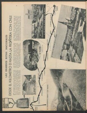Las grandes rutas nacionales - Desde el kilómetro 0 hasta la frontera con Chile