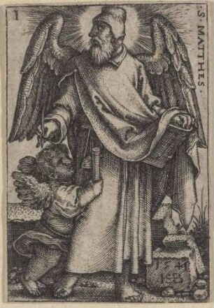 Der Evangelist Matthäus, aus der Folge der vier Evangelisten
