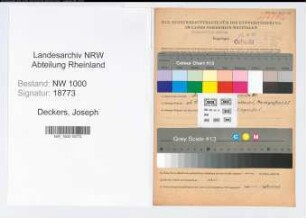 Entnazifizierung Joseph Deckers, geb. 13.02.1907 (Kaufm.Angest.)