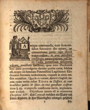 Procancellarivs D. Frider. Alexander Künhold ... Solemnia Inavgvralia ... Beniam. Avgvsti Friderici Qvehlii ... Indicit : [praefatus de conventionibus patris cum liberis maiorennibus]