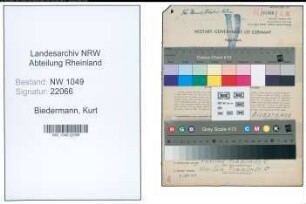 Entnazifizierung Kurt Biedermann , geb. 13.09.1901 (Geschaeftsfuehrer)