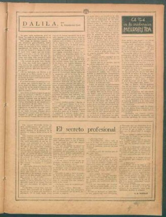 El secreto profesional