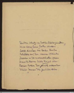 Unterm schutz von dichten blättergründen : [SW III: H10]; [SW III, S. 83/143]