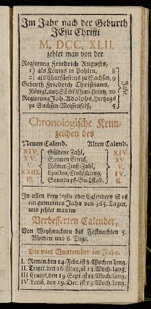 Chronologische Kennzeichen [...]