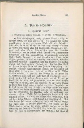 IX. Pyrenäen-Halbinsel.